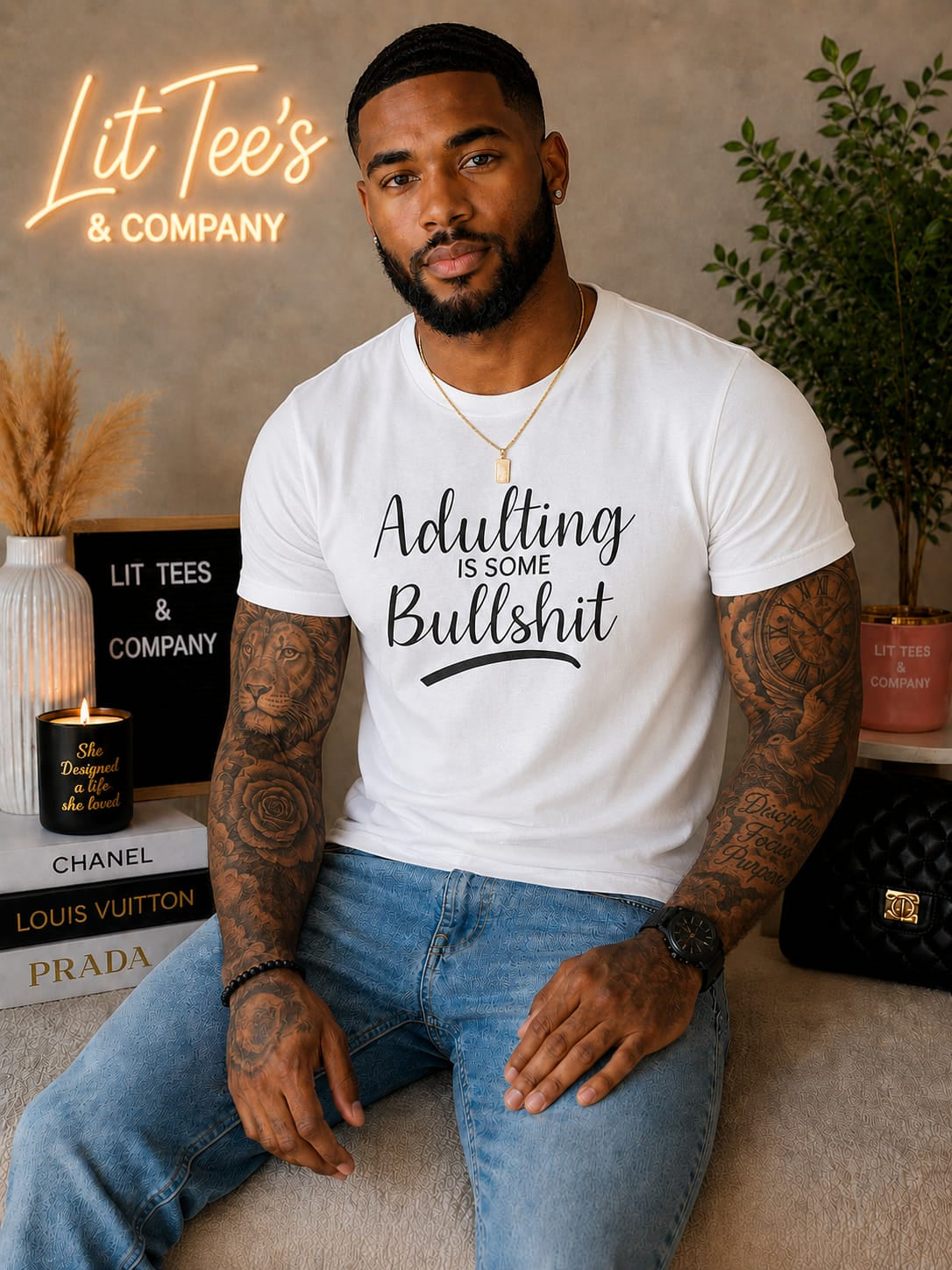 Adulting Is Some Bullshit Men T-Shirt