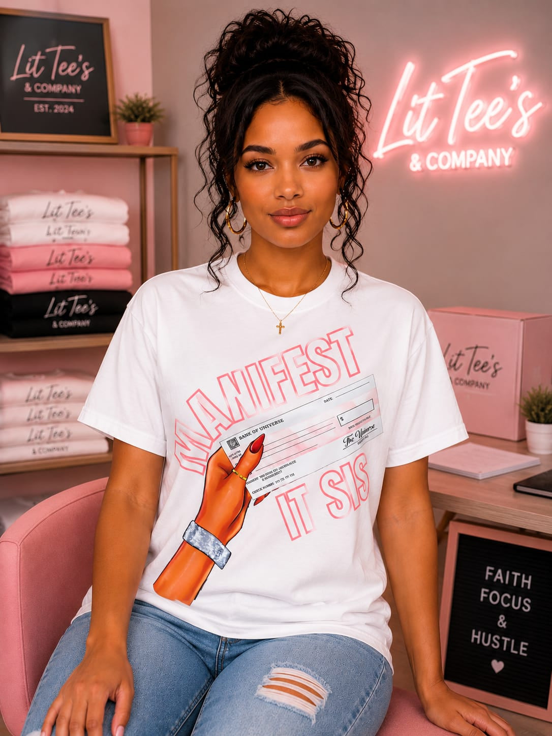 Manifest Is Sis Women T-Shirt