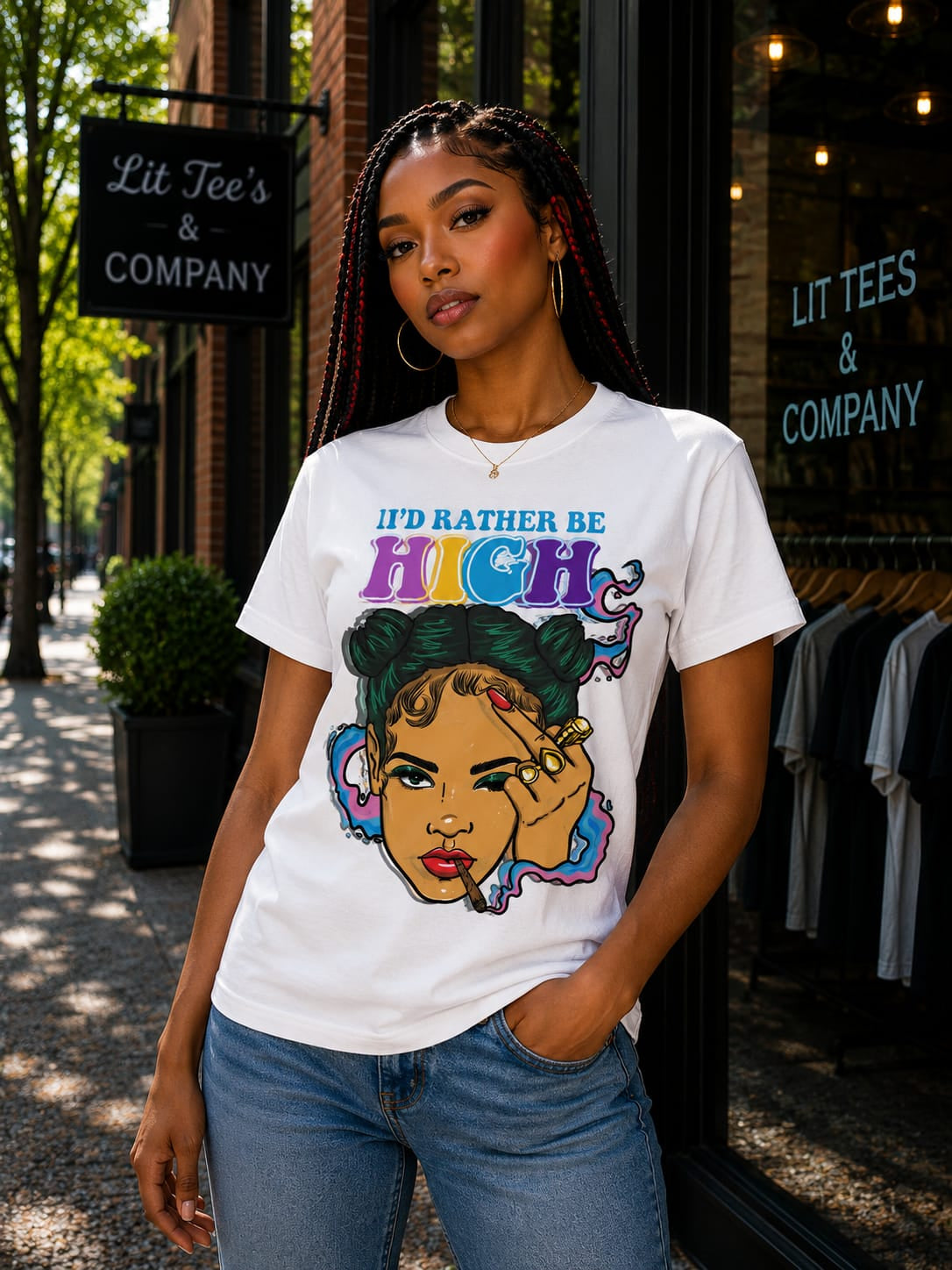 II'd Rather Be High Women T-Shirt