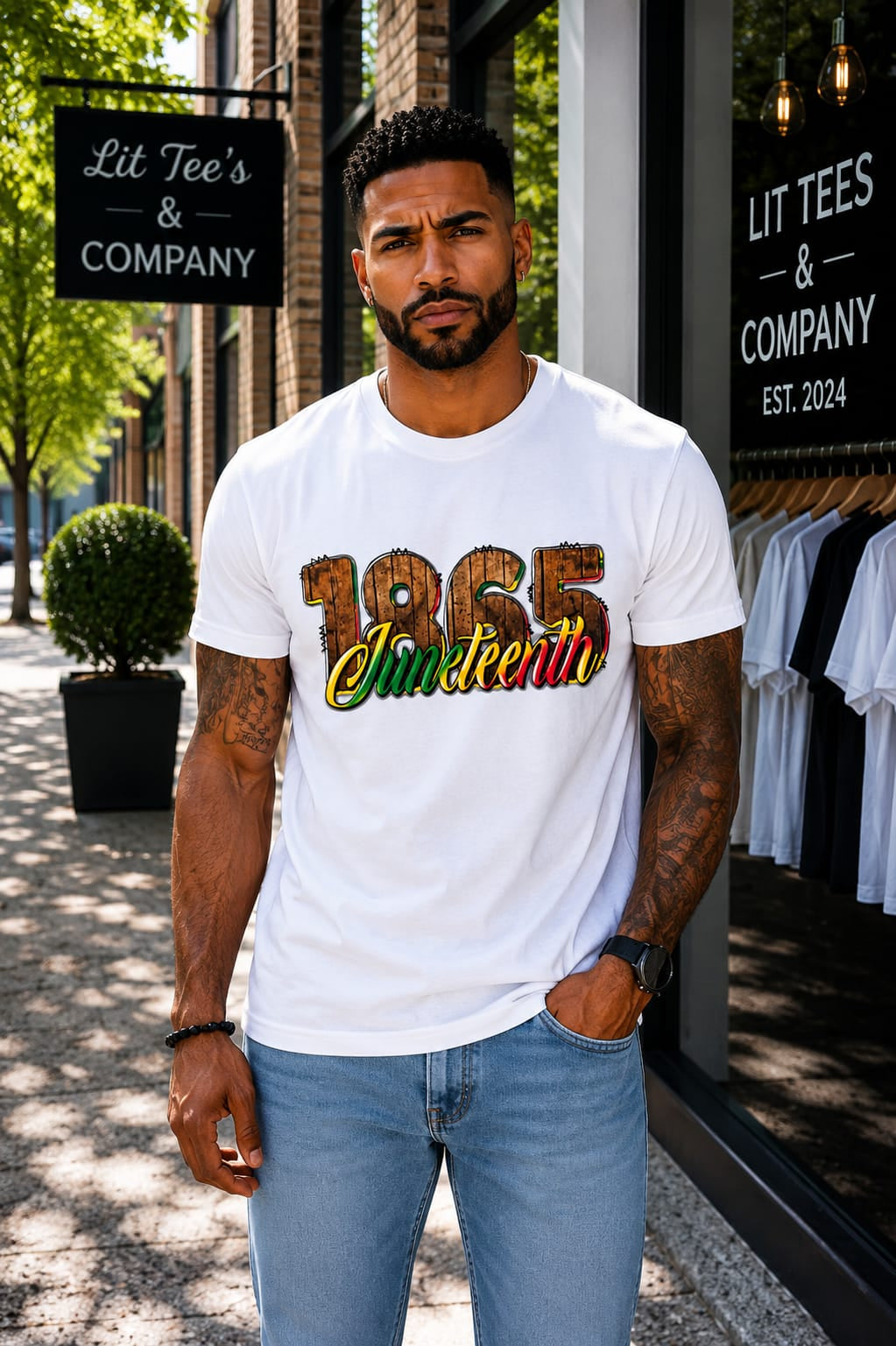 1865 Juneteenth Men Tee Shirt