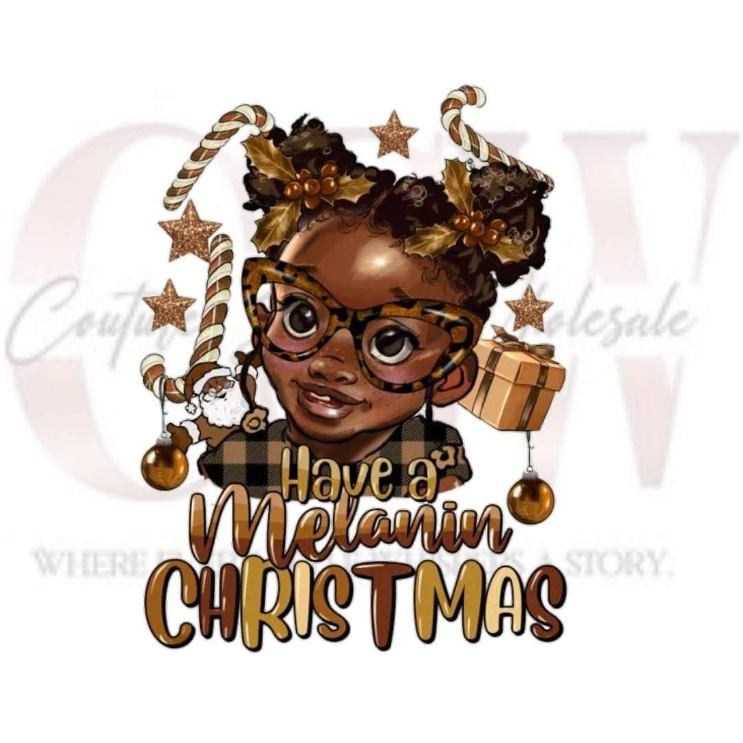 Have A Melanin Christmas, Heat Transfers