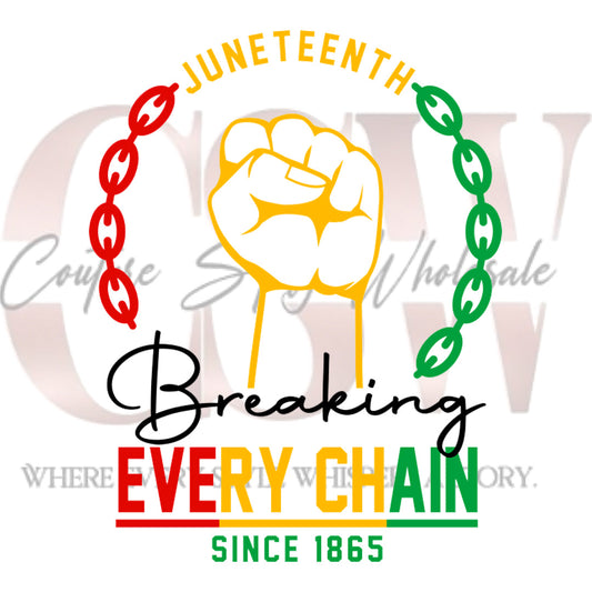 Breaking Every Chain, Heat Transfers