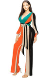 Sassy Girl  Color Block Jumpsuit