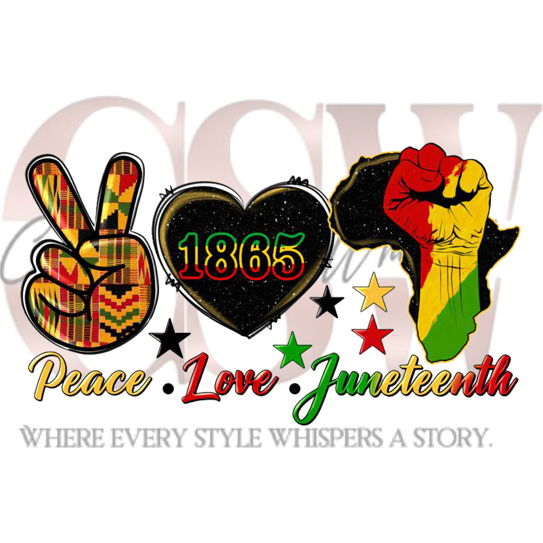Peace, Love & Juneteenth, Heat Transfers