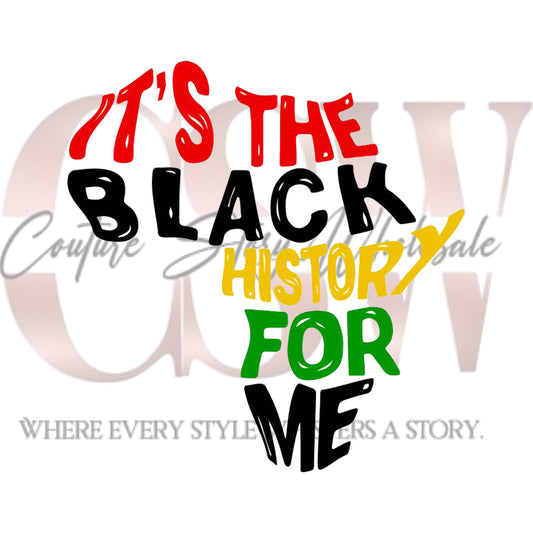 Africa, It's The Black History For Me, Heat Transfers