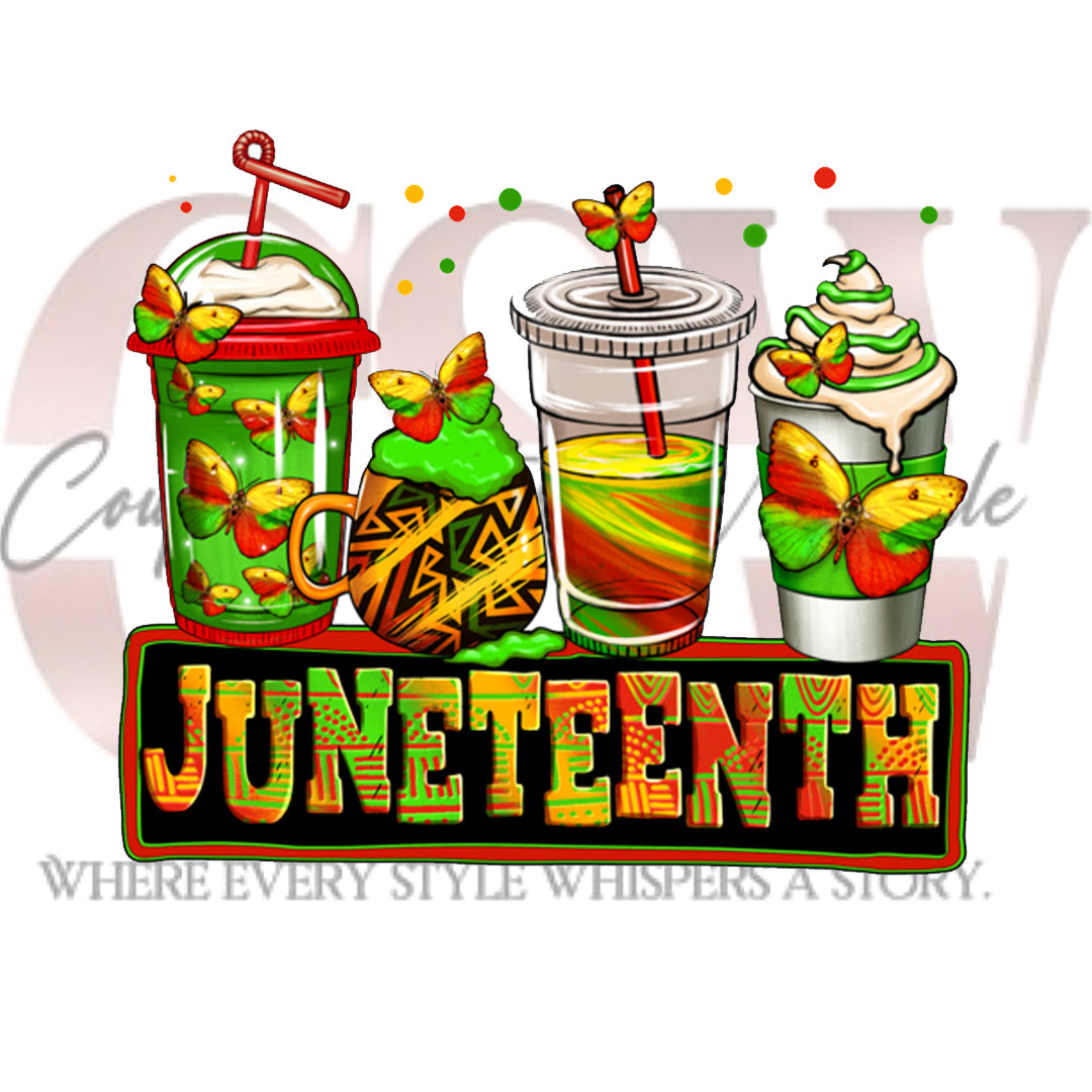 Juneteenth Cup Collection, Heat Transfers