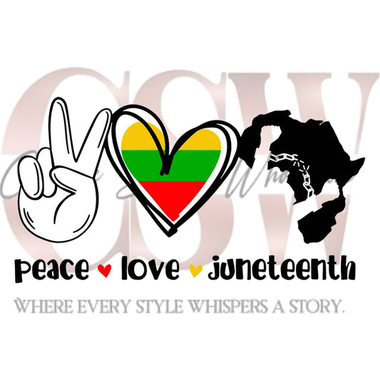 Peace, Love & Juneteenth, Heat Transfers