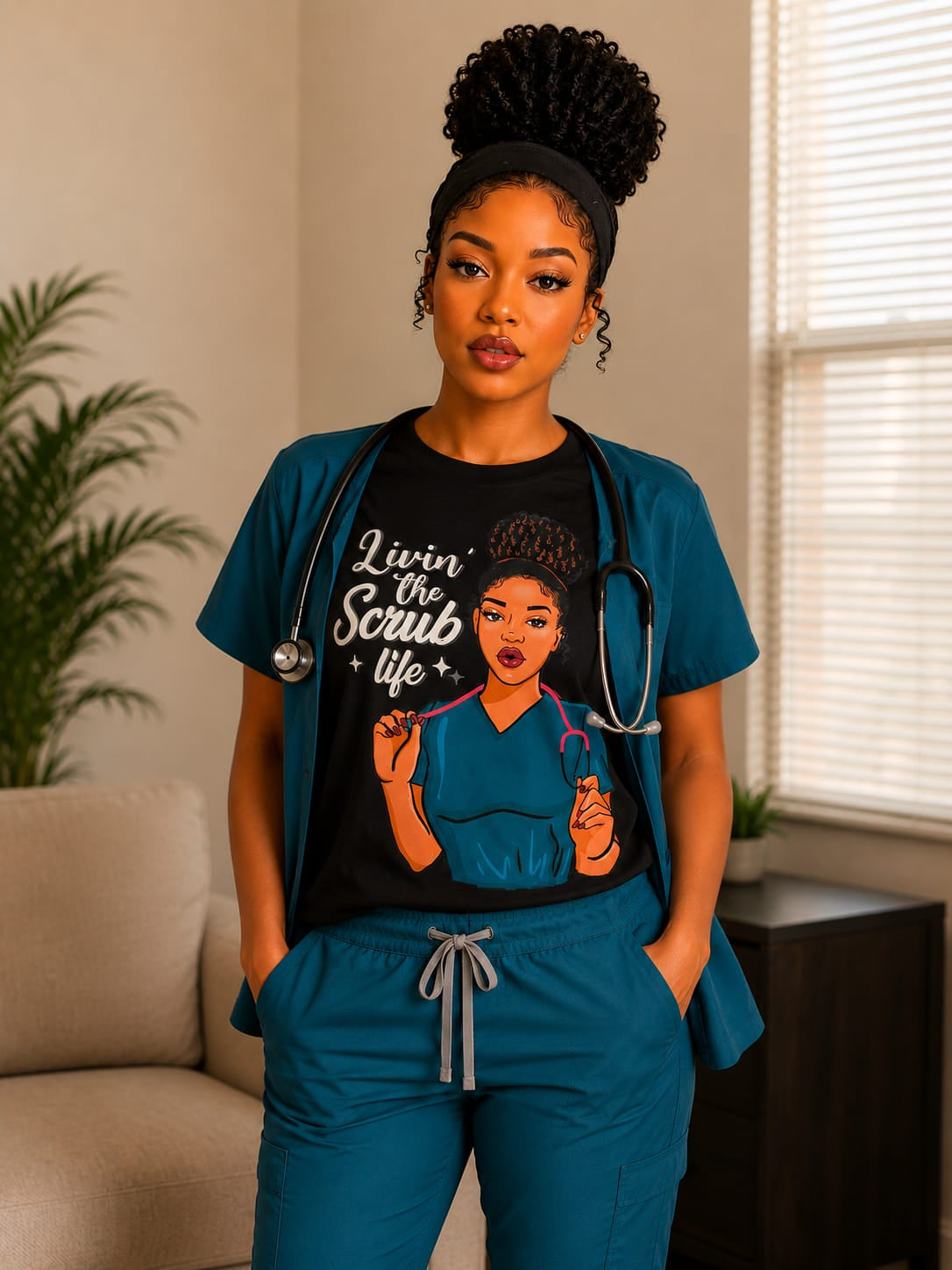 Livin The Scrub Life Women T-Shirt