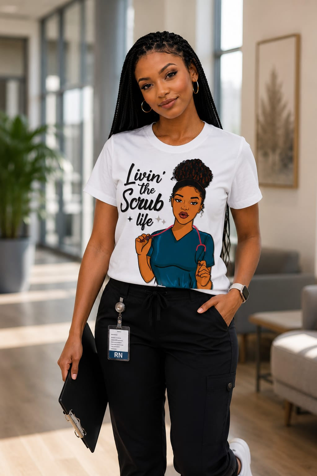 Livin The Scrub Life Women T-Shirt