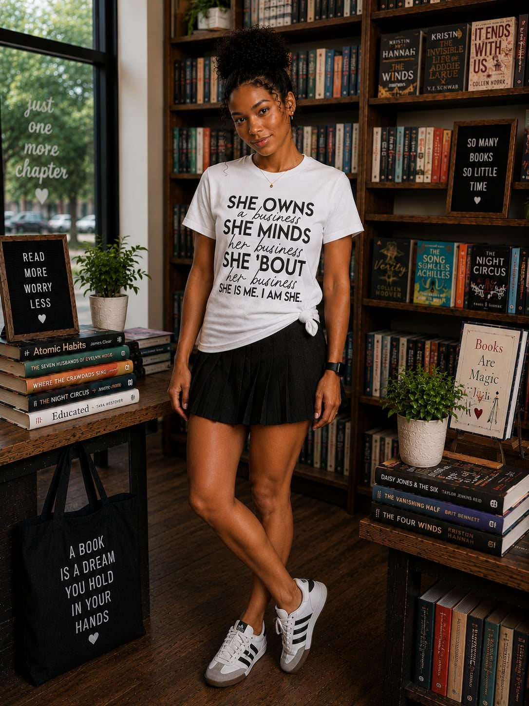 She Owns A Business Women T-Shirt