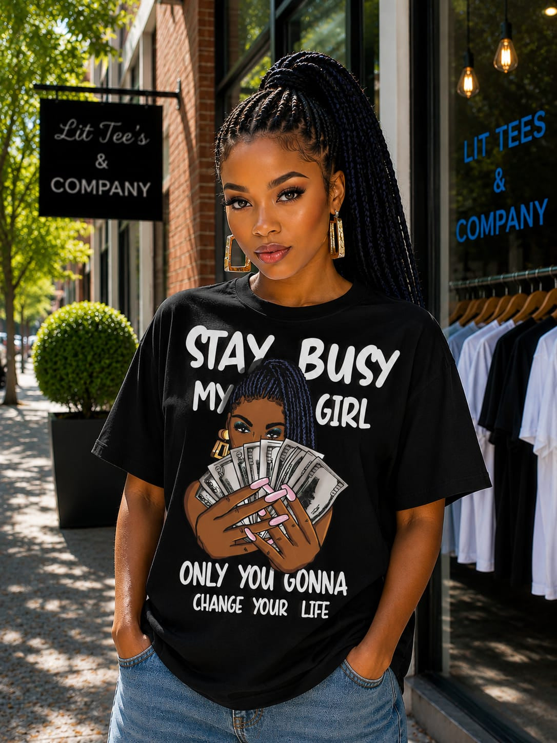 Stay Busy My Girl Women T-Shirt