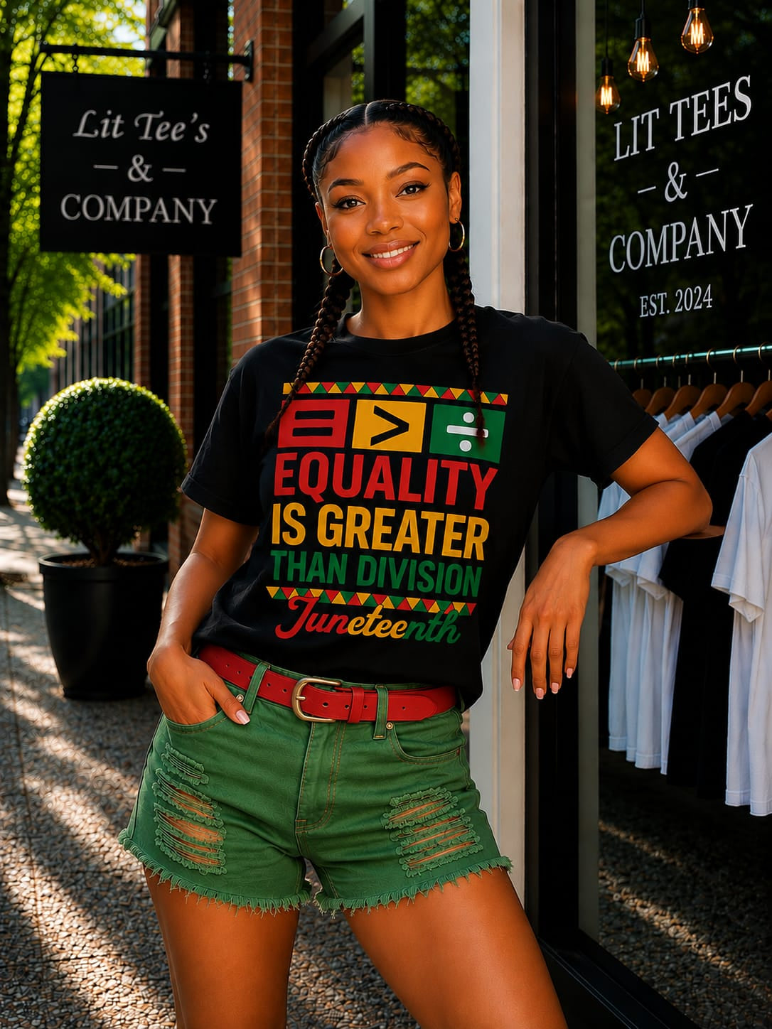 Equality is greater than division Women T-Shirt