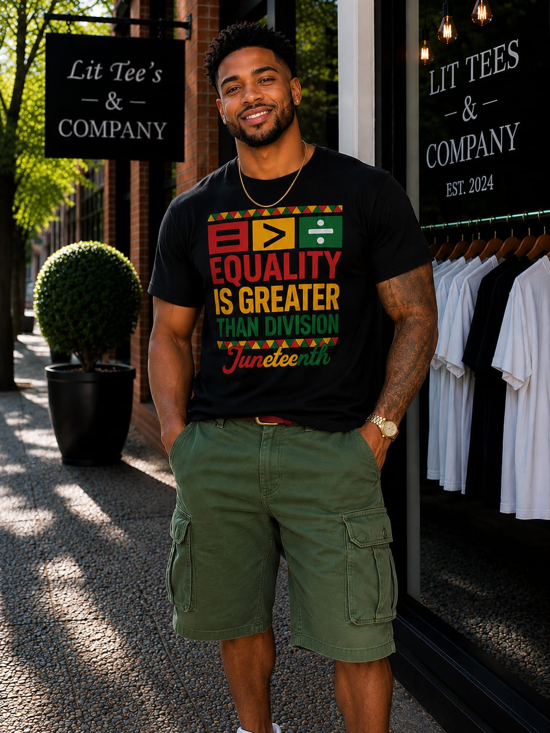 Equality is greater than division Men T-Shirt