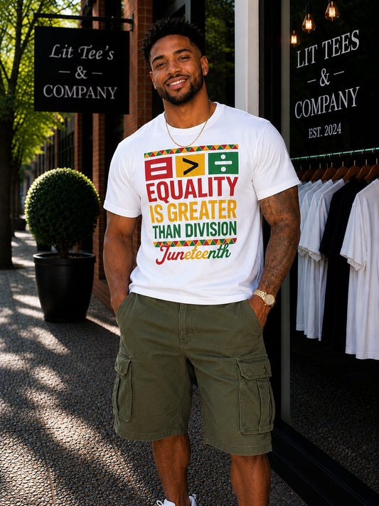 Equality is greater than division Men T-Shirt