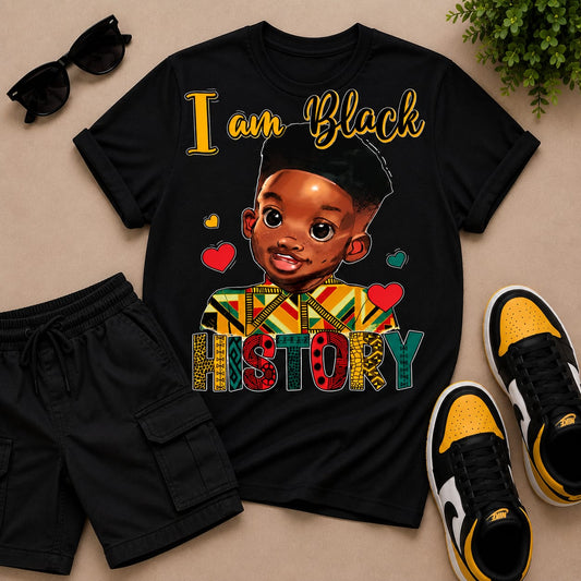 I am Black History Boys T-Shirt