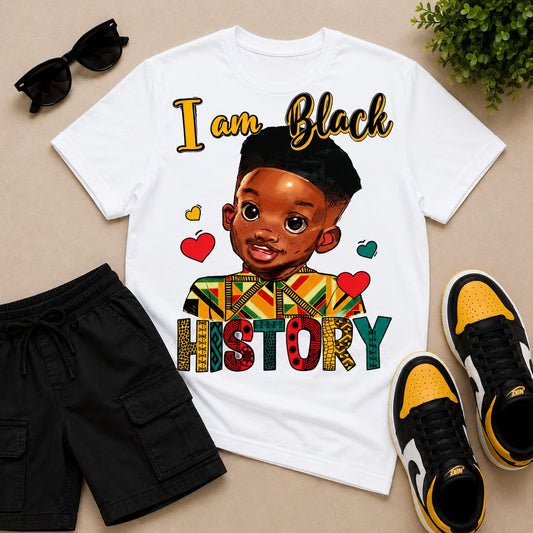 I am Black History Boys T-Shirt