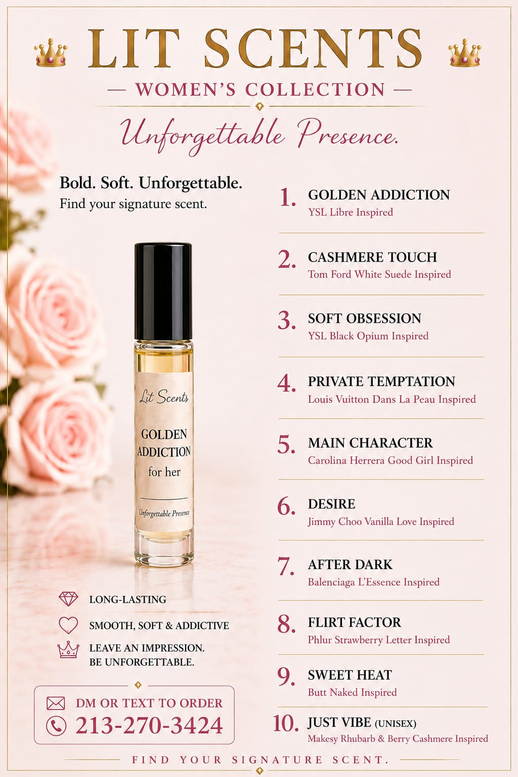 Women’s Luxury Bodyoils – Long Lasting Designer Inspired Fragrances | Lit Scents