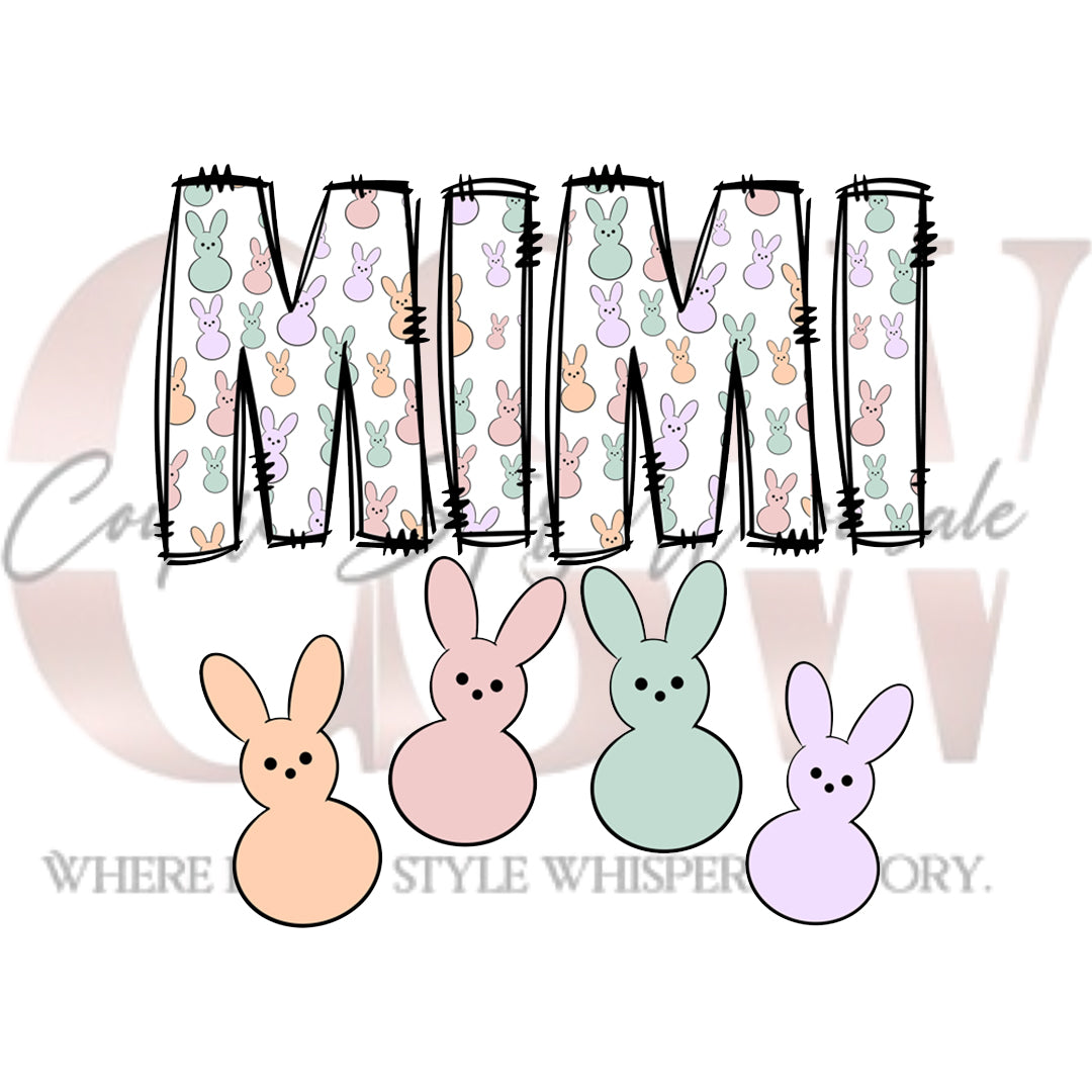 MAMA /MIMI Bunnies, Heat Transfers