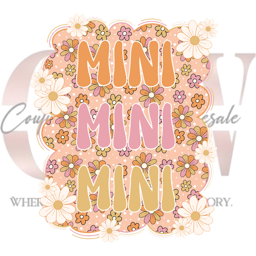 Groovy Mama And Mini, Heat Transfers