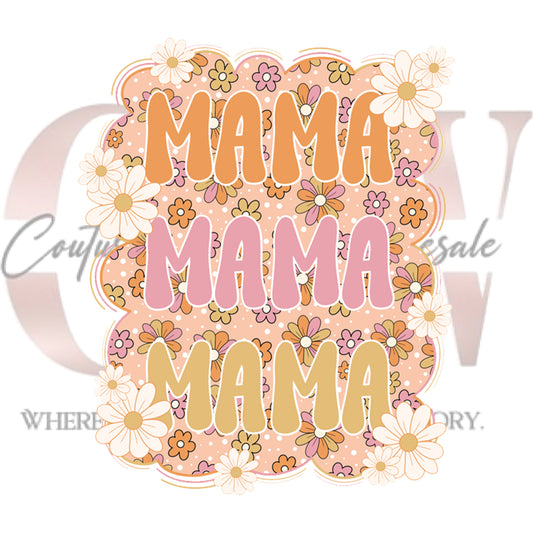 Groovy Mama And Mini, Heat Transfers