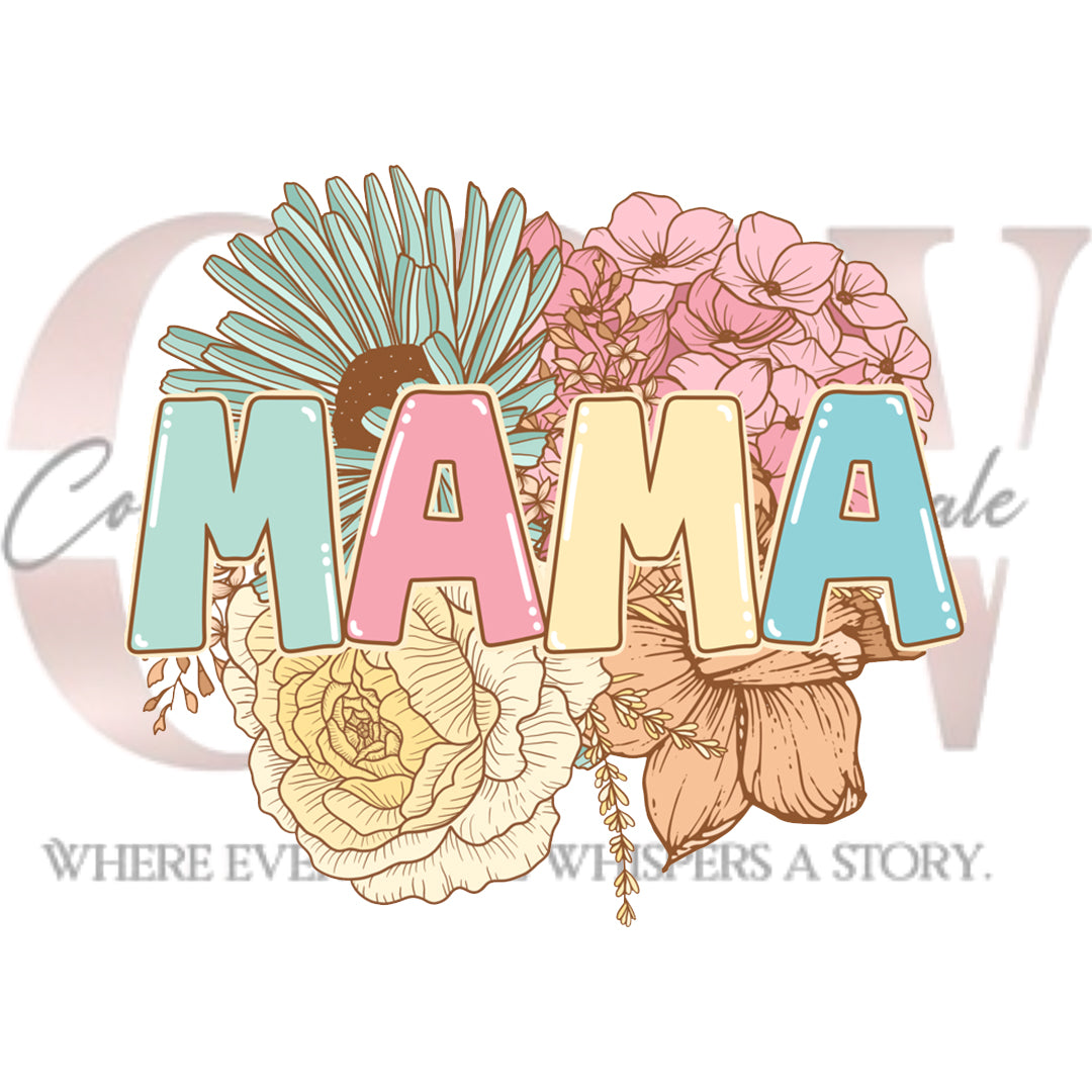 Blossoming Mama and Mini, Heat Transfers