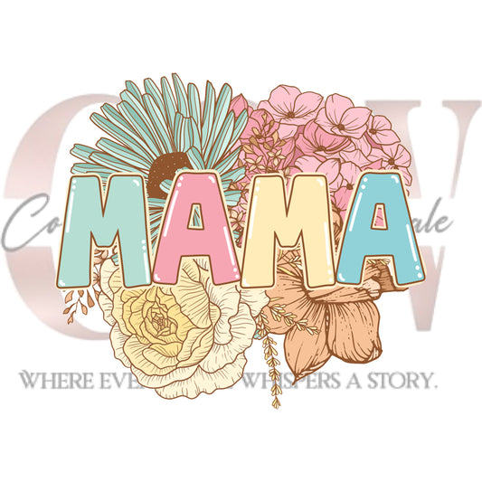 Blossoming Mama and Mini, Heat Transfers