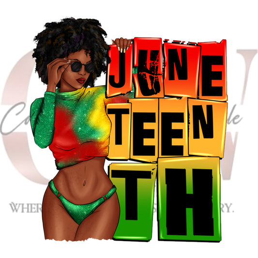 Juneteenth Cutie,  Heat Transfers