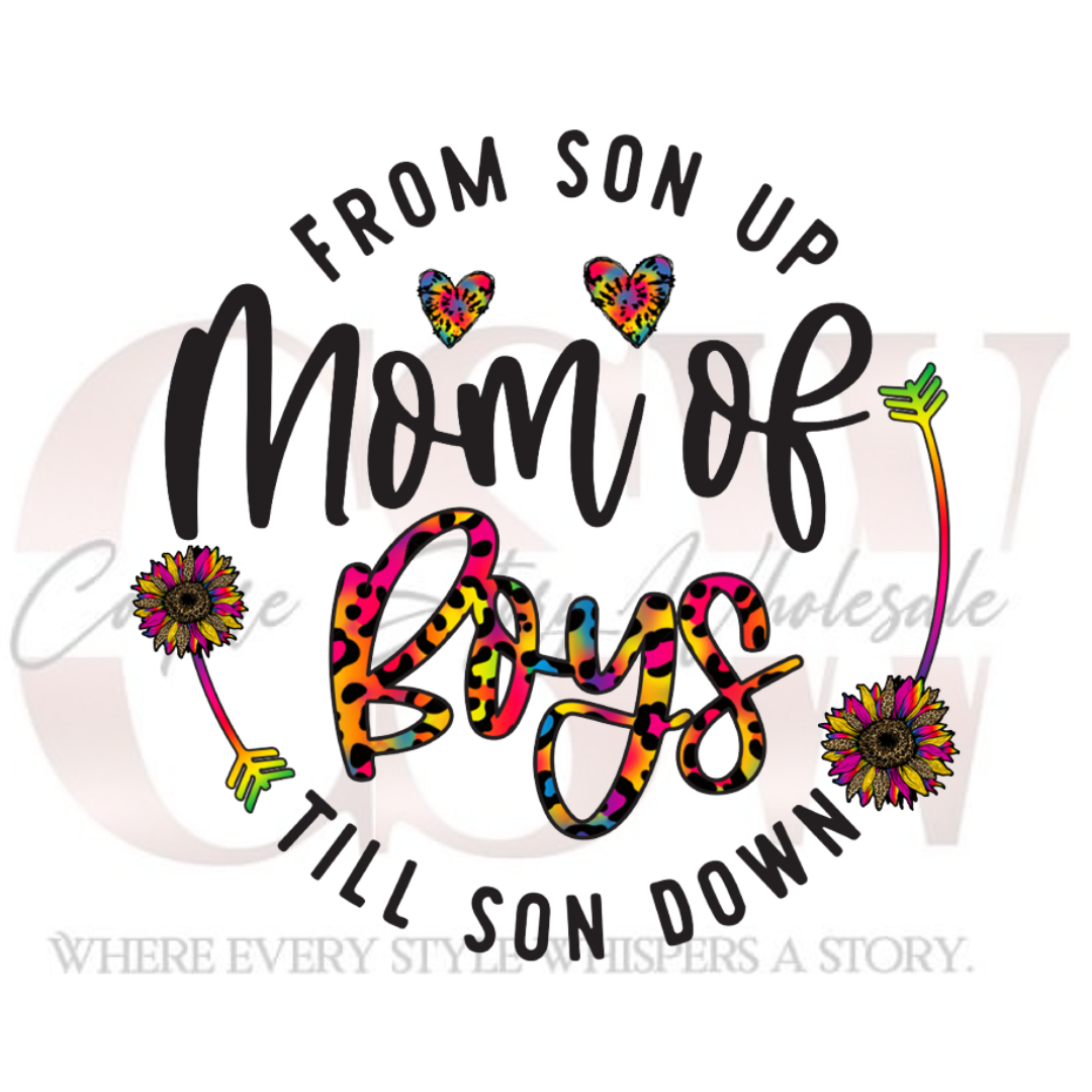 Mom Of Boys, Heat Transfers