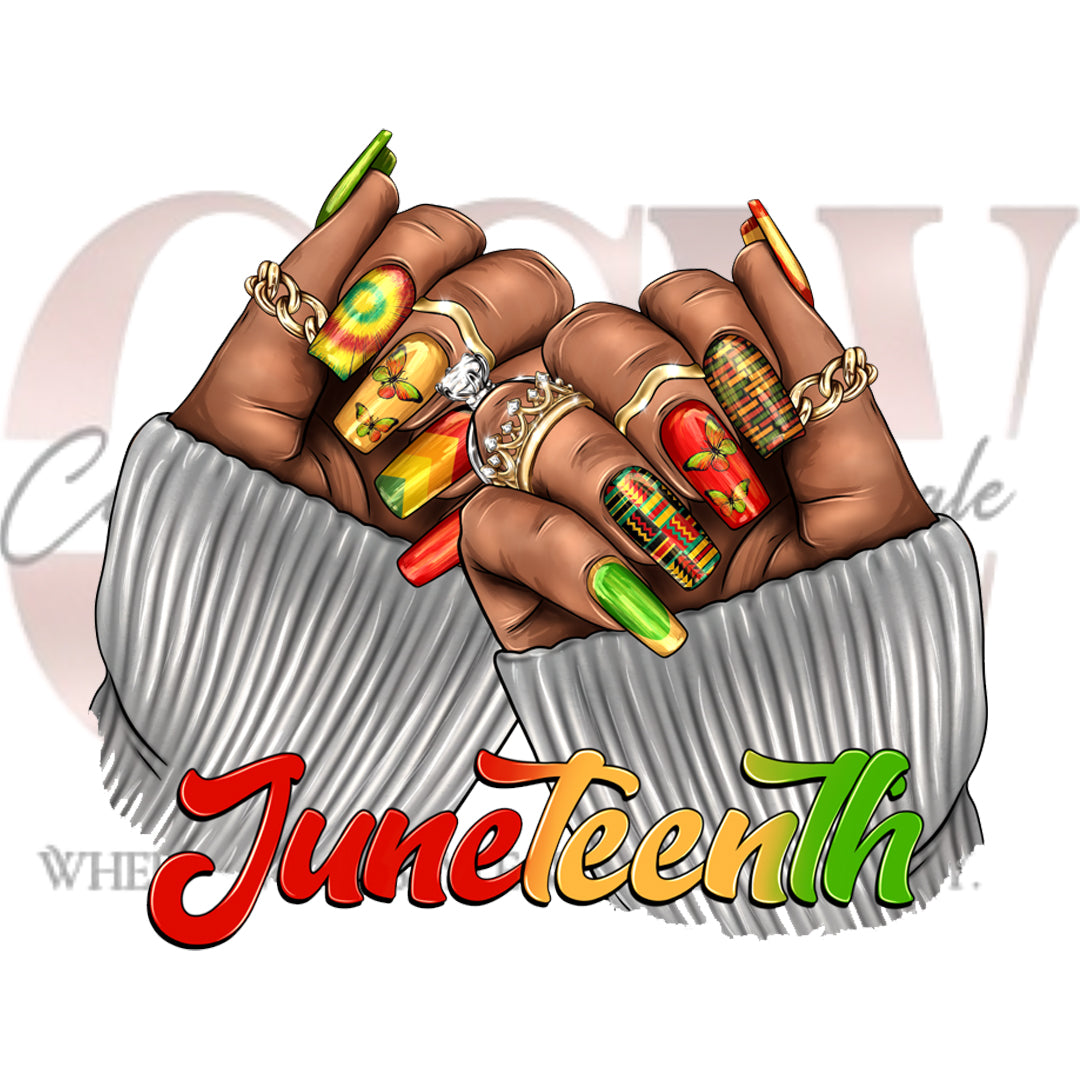 Juneteenth Nails, Heat Transfers