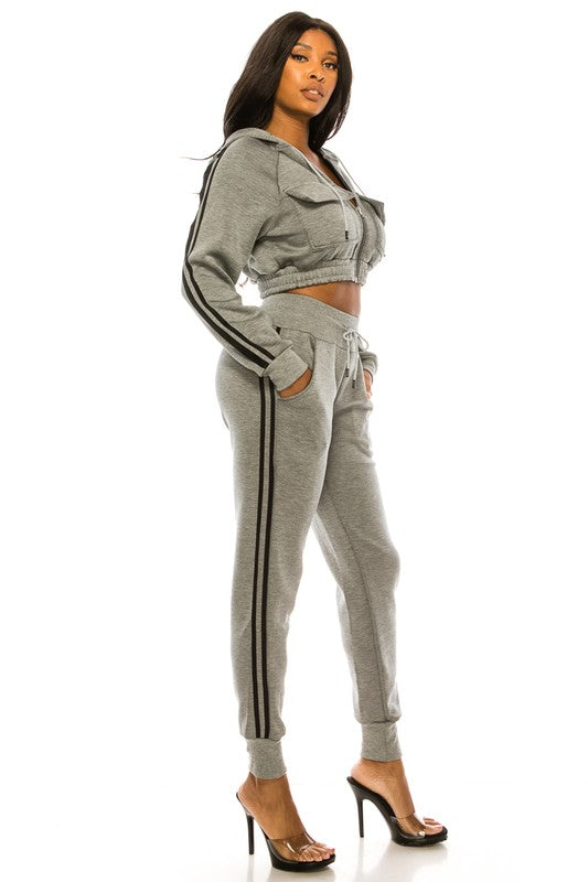 Grey Chill Jogger Set