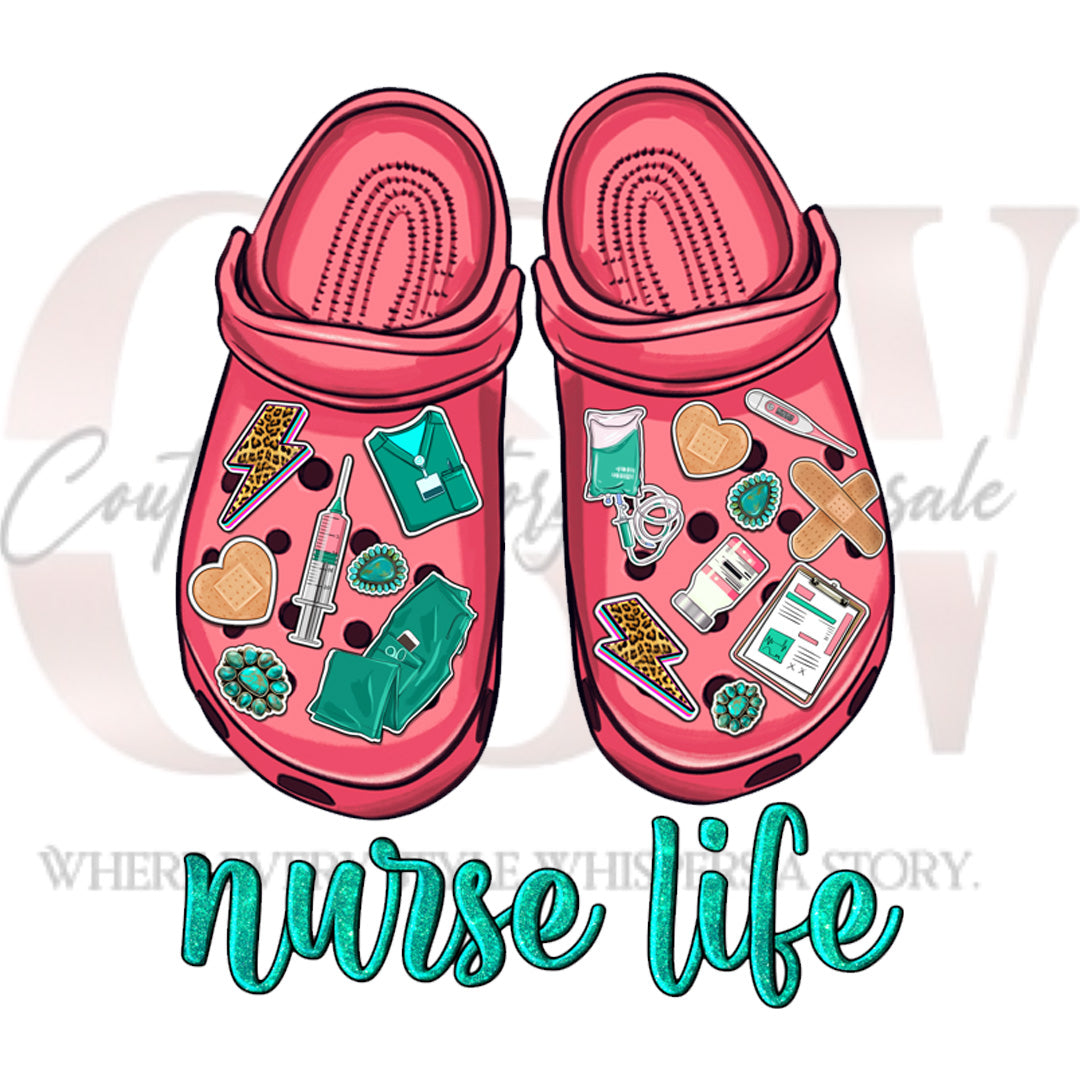 Soothing Soles Nurse Life, Heat Transfers