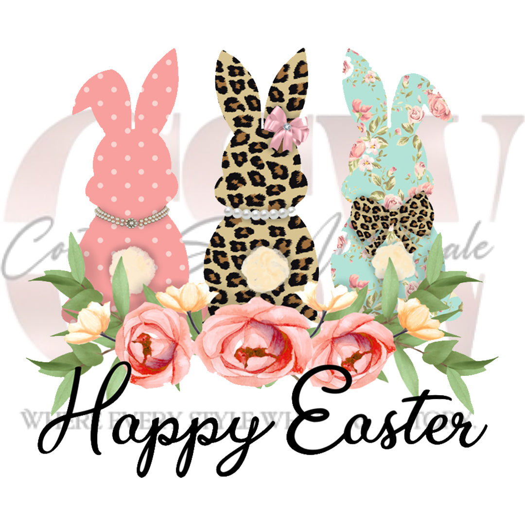 Beautiful Happy Easter, Heat Transfers
