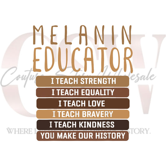 Melanin Educator, Heat Transfers