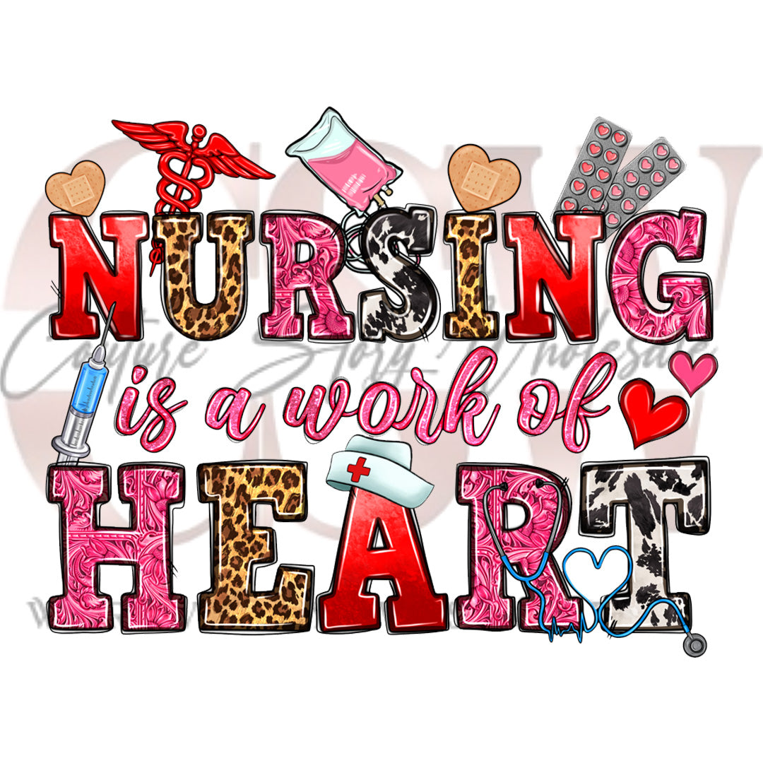 Nursing Is A Work Of Heart, Heat Transfers
