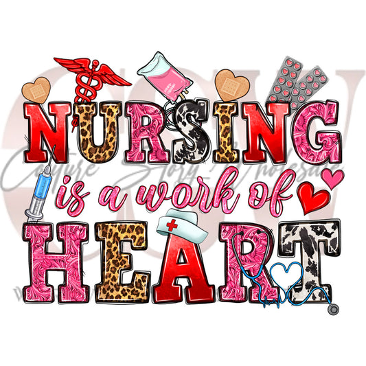 Nursing Is A Work Of Heart, Heat Transfers