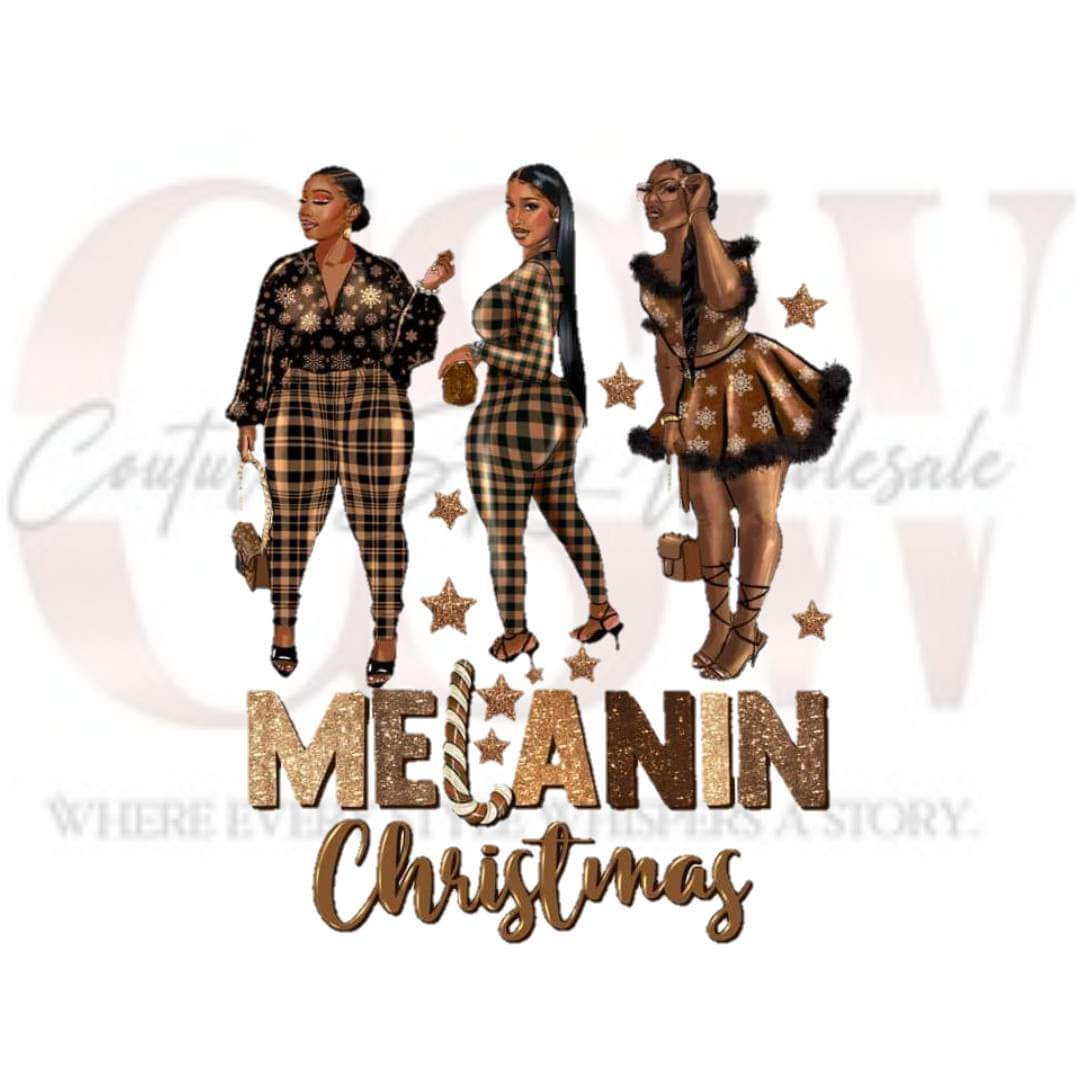 Melanin Sistas Christmas, Heat Transfers