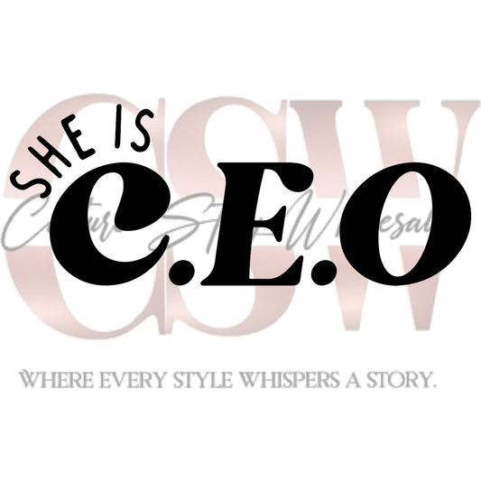 She Is C.E.O, Heat Transfers