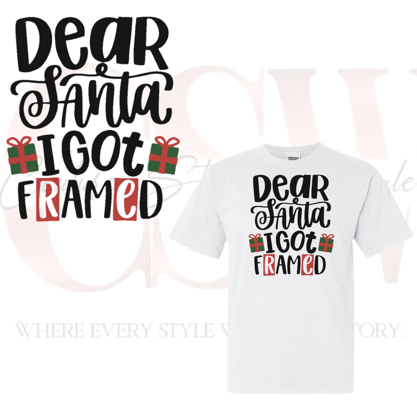 I Got Framed, Tee
