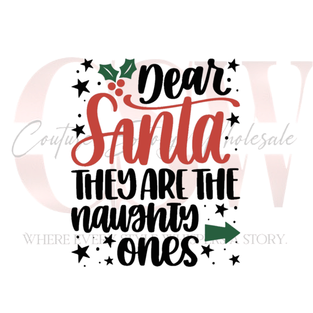 They're Naughty Santa, Heat Transfers