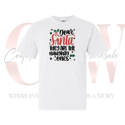 They're Naughty Santa, Tee
