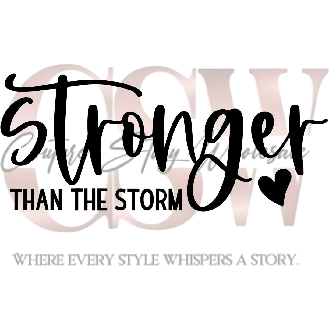 Stronger Than The Storm, Heat Transfers