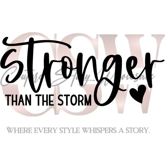Stronger Than The Storm, Heat Transfers