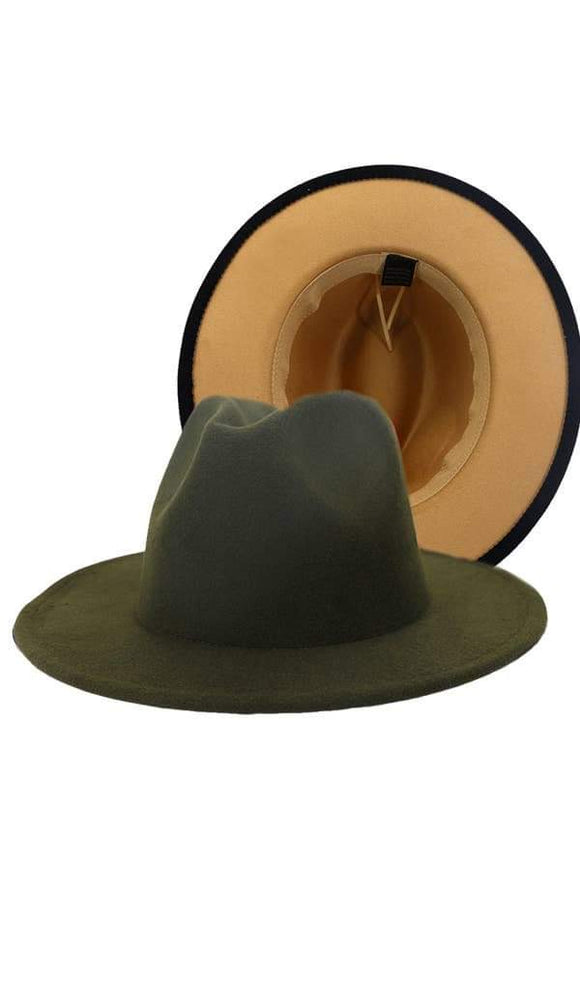 Fedora Fresh & Free (Olive Green/Camel)