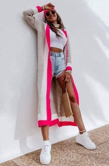 Colorblock Cardigan