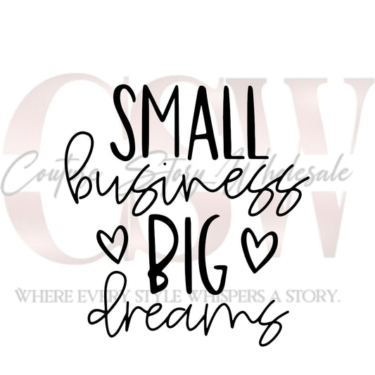 Small Business, Big Dreams, Heat Transfers