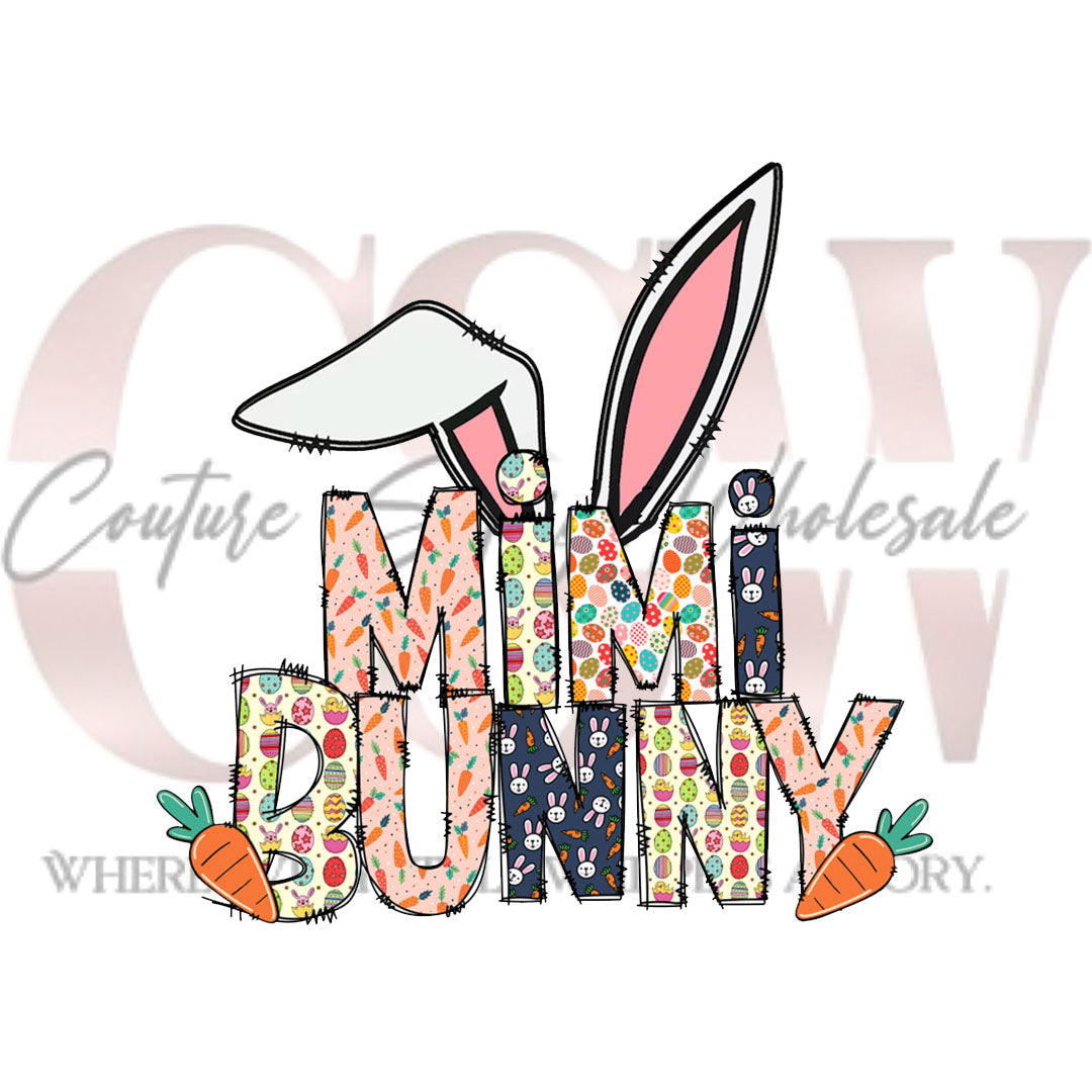 Floppy Ear Bunny, Heat Transfers