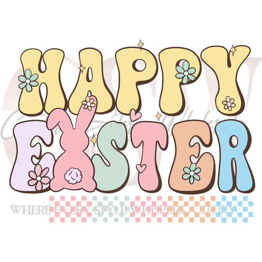 Easter Pastel Groove, Heat Transfers