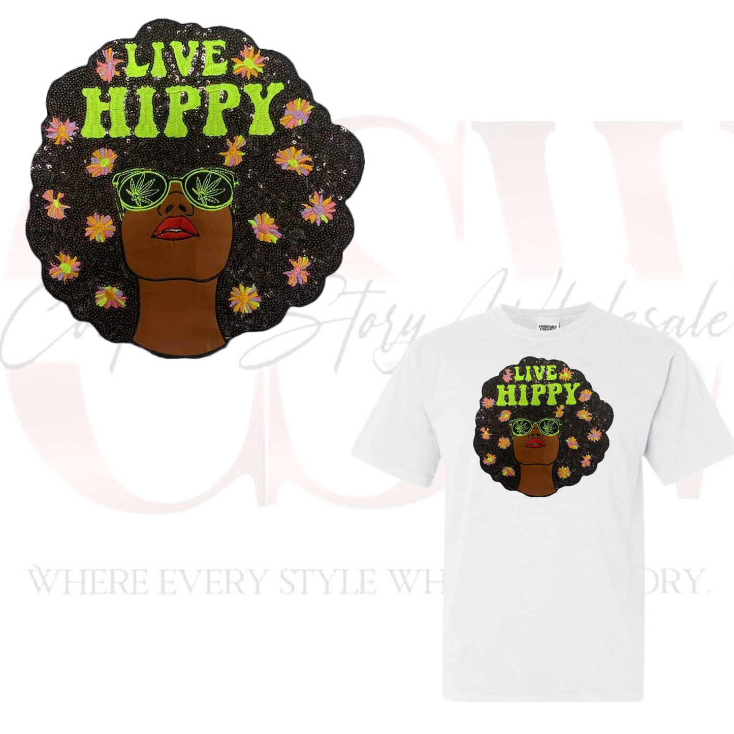 Live Hippy, Patches