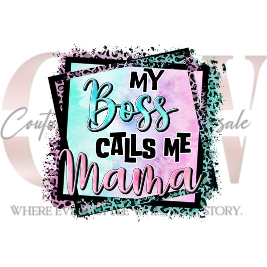 My Boss Calls Me Mama, Heat Transfers
