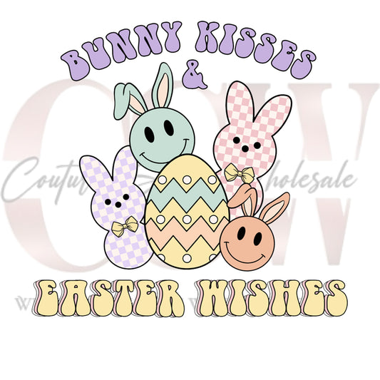 Bunny Kisses & Easter Wishes, Heat Transfers